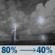 Monday Night: Showers And Thunderstorms then Chance Showers And Thunderstorms